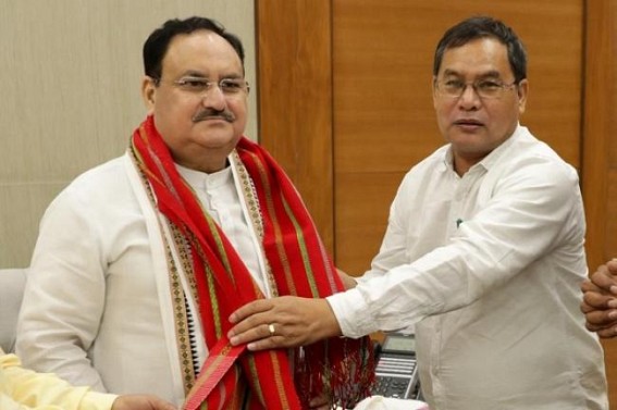 IPFT leaders met BJP National President at Delhi IPFT leaders met BJP National President at Delhi